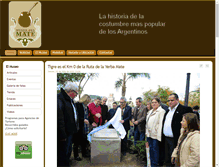 Tablet Screenshot of elmuseodelmate.com